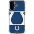 NFL Indianapolis Colts Zone Block iPhone 16 Plus Clear Case