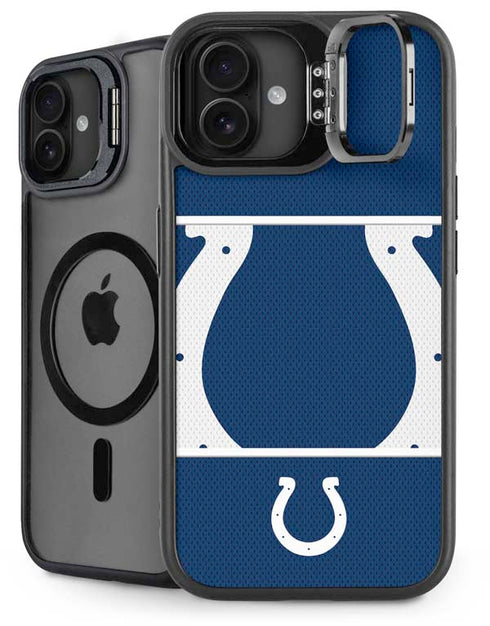 NFL Indianapolis Colts Zone Block iPhone 16 Plus Kickstand Case