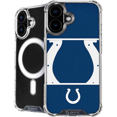 NFL Indianapolis Colts Zone Block iPhone 16 Plus MagSafe Case