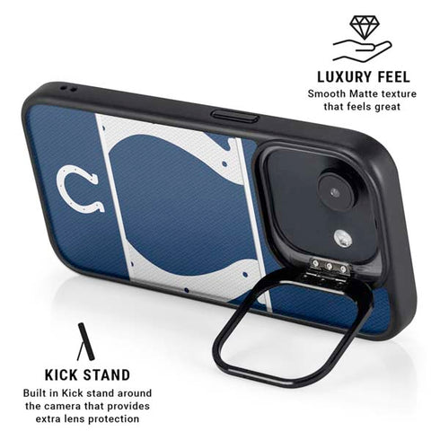 NFL Indianapolis Colts Zone Block iPhone 16e Kickstand Case