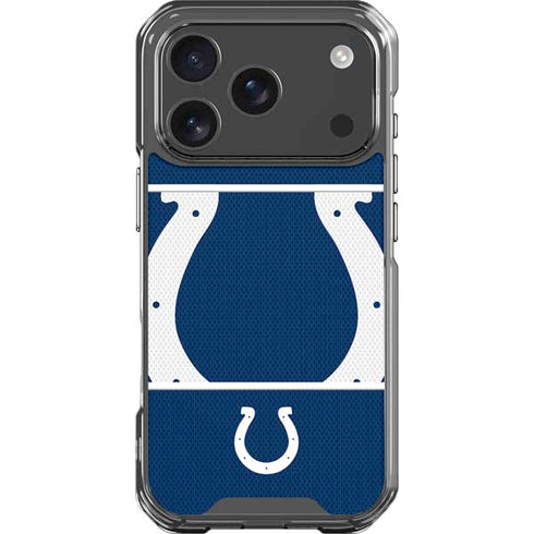 NFL Indianapolis Colts Zone Block iPhone 18 Pro Clear Case