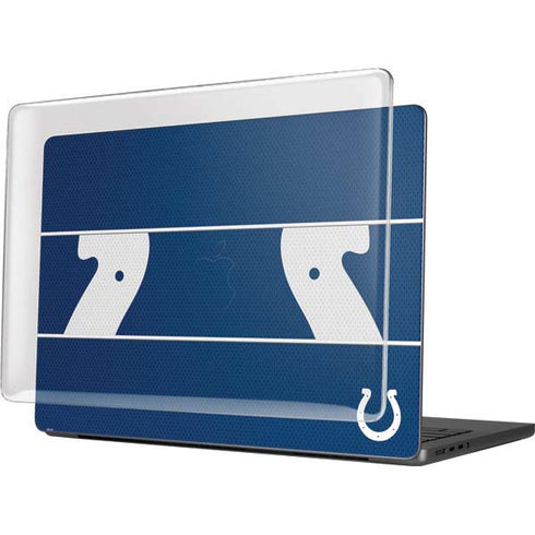 NFL Indianapolis Colts Zone Block MacBook Pro 14in (2021-24) Case plus Skin