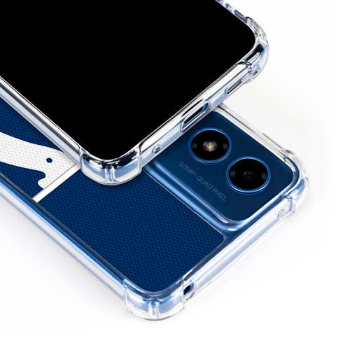 NFL Indianapolis Colts Zone Block Moto G 5G (2024) Clear Case