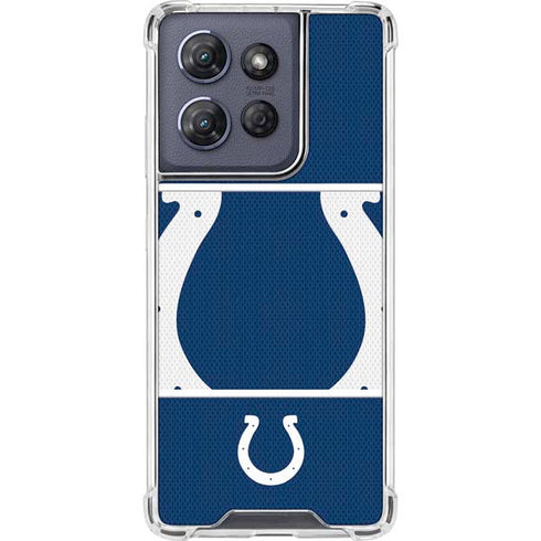 NFL Indianapolis Colts Zone Block Moto G Play 5G (2025) Clear Case