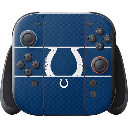 NFL Indianapolis Colts Zone Block Nintendo Switch 2 (2025) with Joy-Con Skin