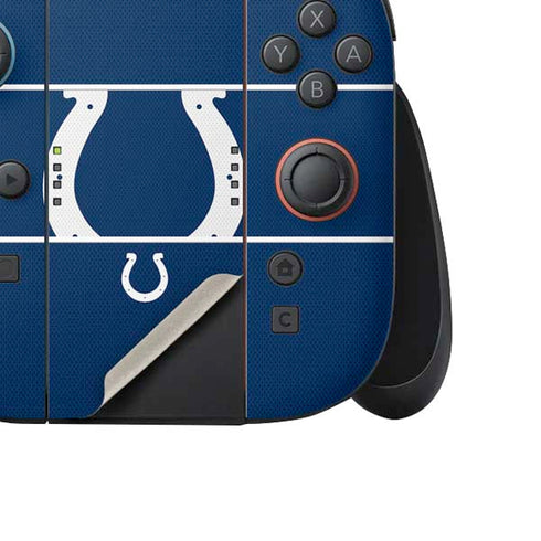 NFL Indianapolis Colts Zone Block Nintendo Switch 2 (2025) Joy-Con Controller Skin
