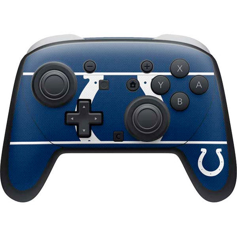 NFL Indianapolis Colts Zone Block Nintendo Switch 2 (2025) Pro Controller Skin