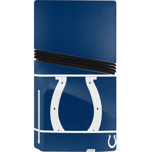 NFL Indianapolis Colts Zone Block PS5 Pro Disk Console Skin