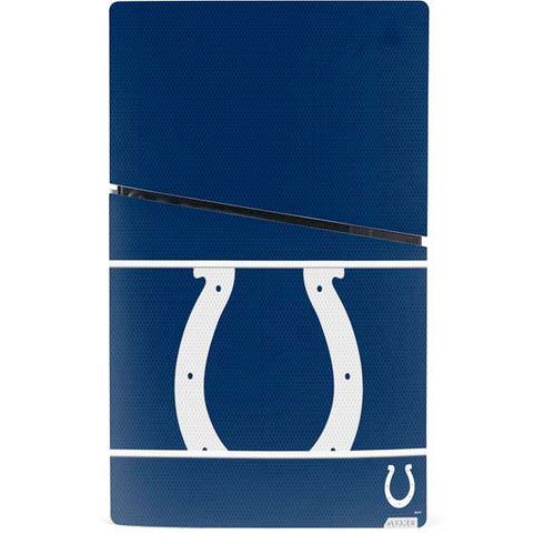 NFL Indianapolis Colts Zone Block PS5 Slim Digital Edition Console Skin