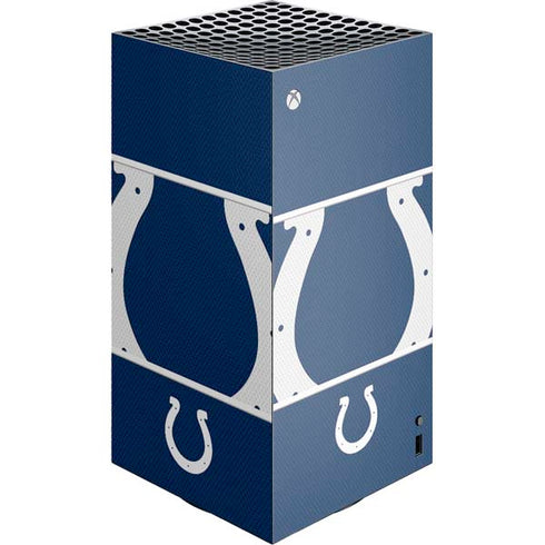 NFL Indianapolis Colts Zone Block XBox Series X Digital Edition Console Skin
