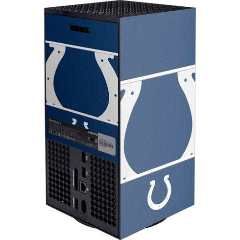 NFL Indianapolis Colts Zone Block XBox Series X Digital Edition Console Skin