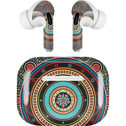 Infinite Circle Colored AirPods Skins