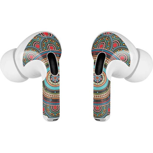 Infinite Circle Colored AirPods Skins