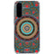 Infinite Circle Colored Galaxy A36 5G Clear Case