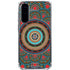 Infinite Circle Colored Galaxy A36 5G Clear Case