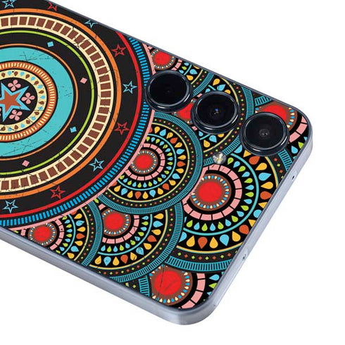 Infinite Circle Colored Galaxy A36 5G Skin