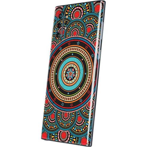 Infinite Circle Colored Galaxy Note 10 Plus Skin