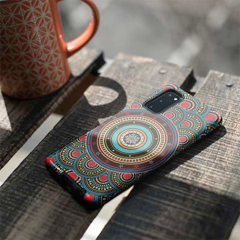 Infinite Circle Colored Galaxy S20 Pro Case