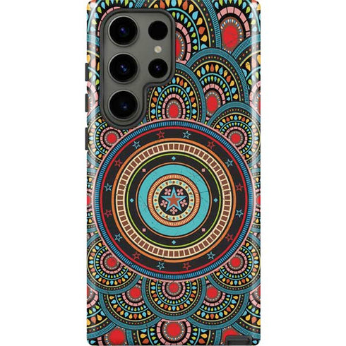 Infinite Circle Colored Galaxy S23 Ultra Pro Case