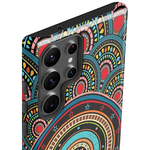 Infinite Circle Colored Galaxy S23 Ultra Pro Case