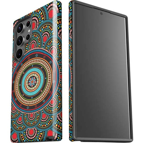 Infinite Circle Colored Galaxy S23 Ultra Pro Case