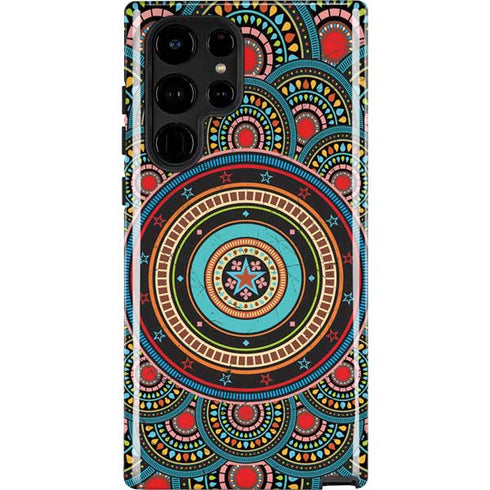 Infinite Circle Colored Galaxy Cases