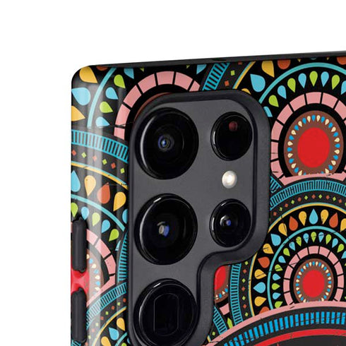 Infinite Circle Colored Galaxy S25 Ultra Impact Case