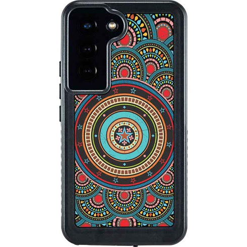 Infinite Circle Colored Galaxy S24 Waterproof Case