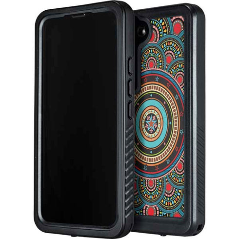 Infinite Circle Colored Galaxy S24 Waterproof Case