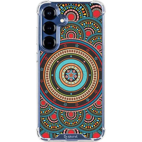 Infinite Circle Colored Galaxy S25 Plus Clear Case