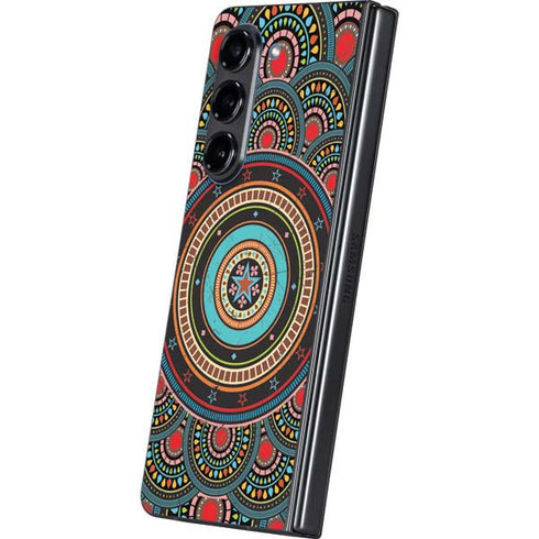 Infinite Circle Colored Galaxy Z Fold5 5G Skin