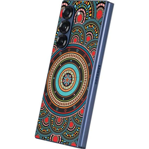 Infinite Circle Colored Galaxy Z Fold6 Skin