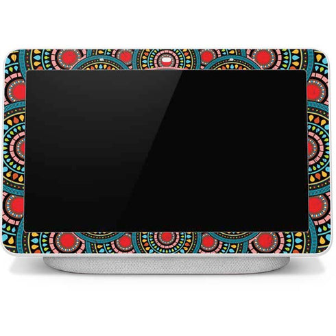Infinite Circle Colored Google Home Hub Skin