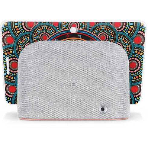 Infinite Circle Colored Google Home Hub Skin
