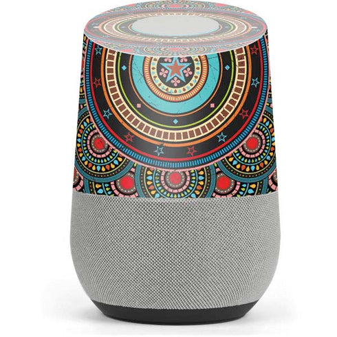 Infinite Circle Colored Google Home Skin