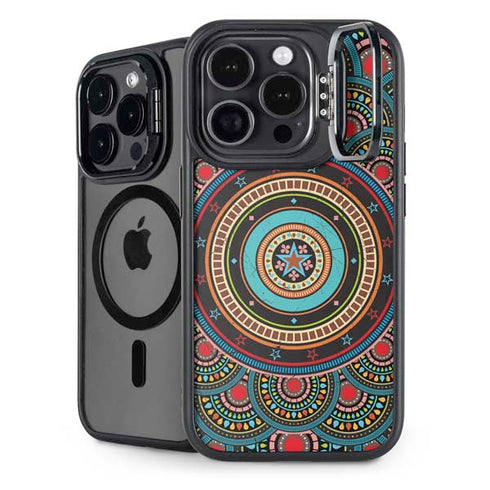 Infinite Circle Colored iPhone 14 Pro Kickstand Case