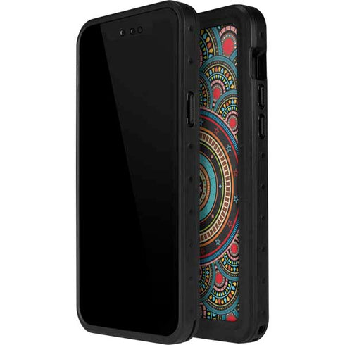 Infinite Circle Colored iPhone 15 Plus Waterproof Case