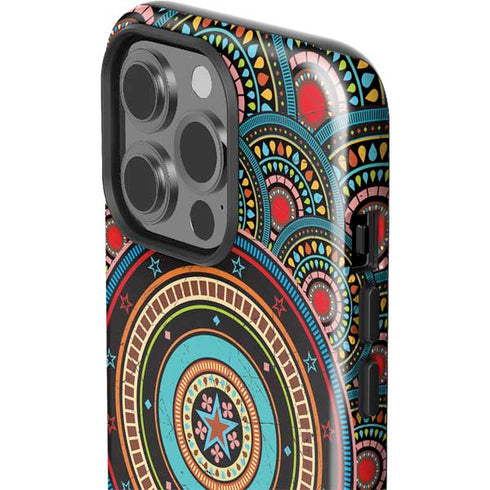 Infinite Circle Colored iPhone 15 Pro Impact Case