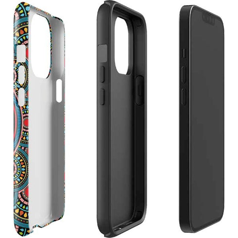 Infinite Circle Colored iPhone 15 Pro Impact Case