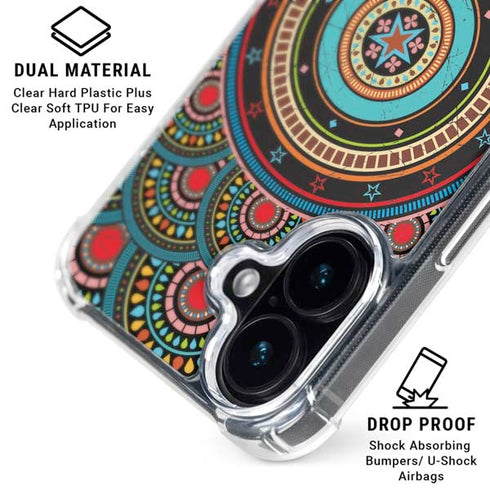 Infinite Circle Colored iPhone 16 MagSafe Case