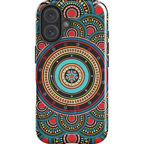 Infinite Circle Colored iPhone 16 Magsafe Impact Case