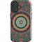 Infinite Circle Colored iPhone 16 Plus Impact Case