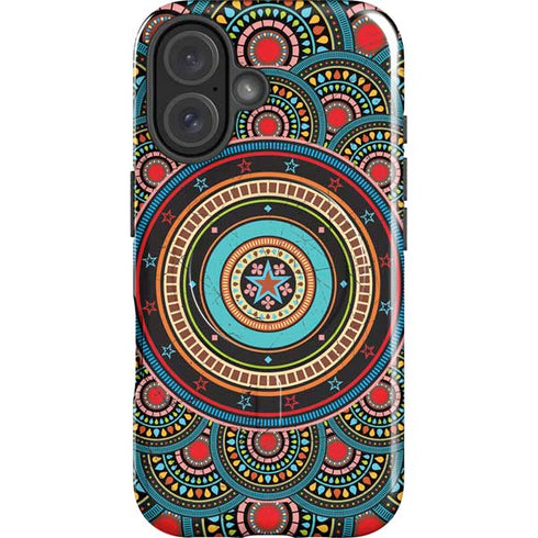 Infinite Circle Colored iPhone 16 Plus Magsafe Impact Case