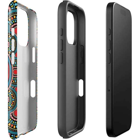 Infinite Circle Colored iPhone 16 Pro Max Impact Case