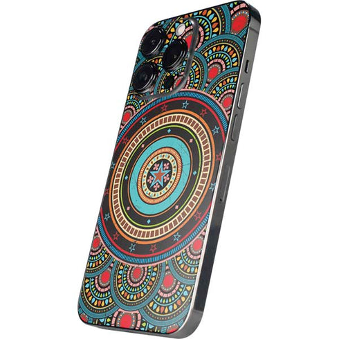 Infinite Circle Colored iPhone 16 Pro Skin