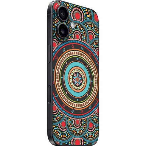 Infinite Circle Colored iPhone 16 Skin