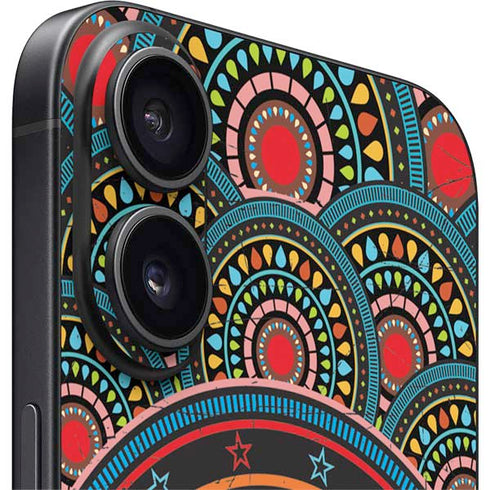 Infinite Circle Colored iPhone 16 Skin
