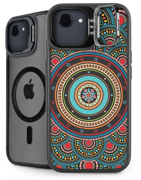 Infinite Circle Colored iPhone 16e Kickstand Case