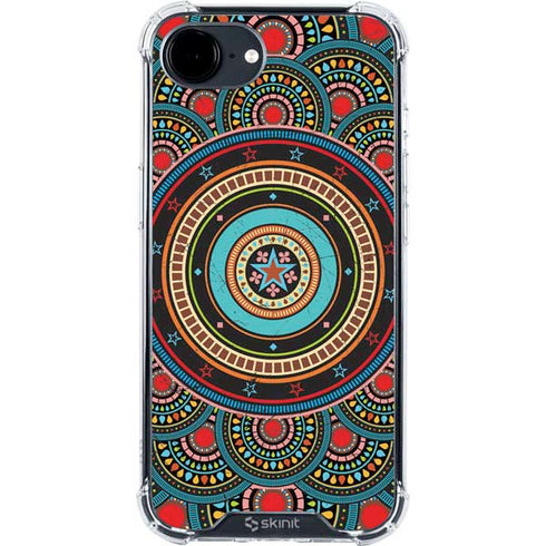 Infinite Circle Colored iPhone 16e Clear Case