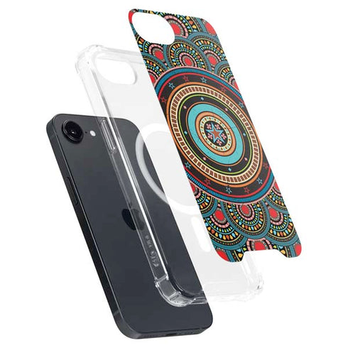 Infinite Circle Colored iPhone 16e MagSafe Case